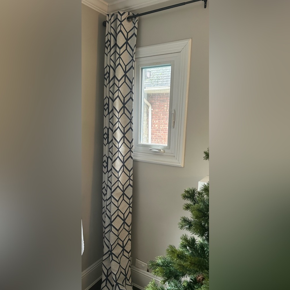 DKNY 108 inch curtain set of two